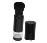 WEKADRIN Pinceau De Maquillage Rétractable Avec Flacon Pulvérisateur Intégré Pour Fond De Teint Pratique Et Compact Pour Maquillage Quotidien s Voyages Couleur Noire