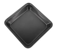 WEKADRIN Plaque de Cuisson Acier Résistant Haute Température Plat Carré Antiadhésif pour Pizza Rôtisserie et Pâtisserie pour Four Domestique
