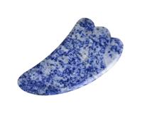 WEKADRIN Plaque de Gua Sha Jade Naturel pour Visage et Corps Outil de Massage et Raffermit Améliore la Circulation Sanguine et Éclat Peau Réduit les Rides Poches Usage Facile