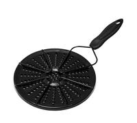 WEKADRIN Plaque Diffuseur de Chaleur Émaillée Fonte avec Poignée Plaque Conduction Thermique pour Cuisinière Gaz Distribution Uniforme et Conservation Chaleur