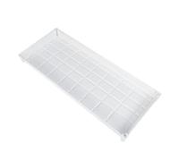 WEKADRIN Plateau Plastique Épaissi Antidérapant pour Plantes avec Drainage et Réserve Eau Support pour Pots de Fleurs Intérieur Extérieur Balcon Jardin Compatible Pots Blanc