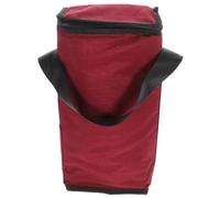 WEKADRIN Pliable pour Bouteilles de Vin Pochette Isolante Rouge Transport Portable pour Camping Pique et Voyage Protection Rembourrée Antichoc