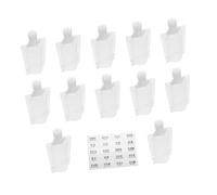 WEKADRIN Pochettes De Voyage Vides 13 Pièces 50 Ml Compressibles Sans Fuite Pour Cosmétiques Lotion Portable Étiquette De Classification Pour Soins Corporels