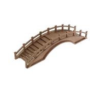 WEKADRIN Pont Miniature Bois Massif Décoratif pour Maison de Poupée Jardin Japonais et Bonsaï Arche Élégante pour Décoration Intérieure et Extérieure