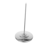 WEKADRIN Porte Reçus Acier Inoxydable avec Pointe Antidérapante Fourche à Tickets Sécurisée pour Restaurant Bureau et Cuisine Support Stable pour Factures et Mémos
