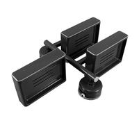 WEKADRIN Porte-Savon Mural Double Couche avec Ventouses Organisateur de Auto-drainant à Rotatif Étagère de Salle de Bain pour Savon Sec et Rangement Optimisé