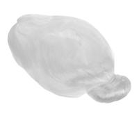 WEKADRIN Postiche de Cosplay de Grand-Mère Blanche Chignon, Accessoire de Déguisement pour Femme, Postiche de Vieille Dame Douce et Confortable, Costume Vieille Dame pour Soirées à Thème