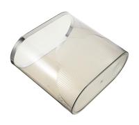 WEKADRIN Poubelle Domestique en Plastique Gris Mince et Simple Capacité pour Salle de Bain Bureau Cuisine Poubelle Ménagère Pratique pour Maison Salon et Hôtel