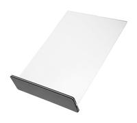WEKADRIN Présentoir Acrylique Transparent avec Base Noire Support Affichage Double Face pour Menus et Étiquettes de Prix pour Restaurant Bureau Maison et Magasin