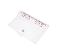 WEKADRIN Protège Cahier Transparent PVC Couverture de Classeur à Mobiles Organiseur Frais et Pratique pour Étudiants Enseignants et Bureau