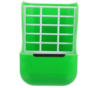 WEKADRIN Râtelier à Foin Fixe pour Petits Animaux Support pour Pot Herbe Distributeur Nourriture Lapin Chinchilla Cochon Accessoire Cage Propre et Anti-gaspillage