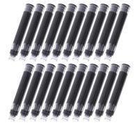 WEKADRIN Recharges D'encre Effaçables pour Stylo-plume, Grand Volume 100 Pièces, Encre Thermosensible Noire, Recharge Pratique et Remplaçable, pour Usage Scolaire et Bureau