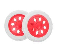 WEKADRIN Roues de Rechange pour Chariot Courses Accessoires Trolley Polyvalents Roulettes Portables Stables pour Caddie et Valise Rouge Facile à Installer