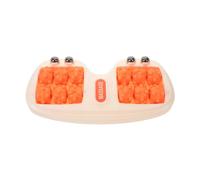 WEKADRIN Rouleau de Massage Manuel pour Pieds à Points D’acupuncture, Masseur de Pieds Portable Orange, Outil de Réflexologie Plantaire pour Relaxation, Circulation et Bien-domicile