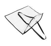 WEKADRIN Sac Organiseur pour Œuvres Art avec Poignée Pochette à Fermeture Éclair pour Affiches et Peintures Étui Portfolio Transparent pour Artistes et Étudiants Sac de Rangement Portable