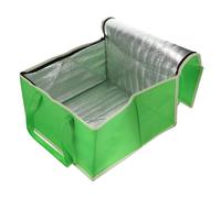 WEKADRIN Sac Transport Repas Rouge Sac Compact à Isolation Thermique Épais et Antichoc pour Boîtes Plateaux et Pizzas Écologique et Pratique