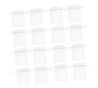 WEKADRIN Sachets en Organza à Cordon pour Bonbons Pochettes Transparentes 10X15 Pièces Paquet Présents Légers et Résistants pour Noël Fête et Emballage Gourmand