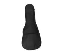 WEKADRIN Sacoche Guitare Acoustique Noire Housse Étanche Rembourrée Éponge Double Épaule Ergonomique Poche Extérieure Spacieuse pour Accessoires Sac Robuste et Léger pour Voyage et