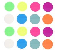 WEKADRIN Set de Couleurs Autocollants Notes Ronds Mémo Portable et Réutilisable pour Bureau et École Design Simple et Adhésif Fort sans Traces Après Retrait