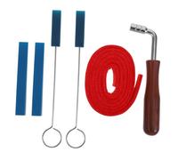 WEKADRIN Set Doutils pour de Piano Acier Inoxydable avec Tiges Caoutchouc et Bloc Mute Accessoire Pratique pour Précis du Clavier