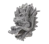 WEKADRIN Sortie Fontaine Murale Décorative Tête de Dragon pour Jardin et Villa Fontaine Extérieure Pierre Grise Ambiance Apaisante et Design Élégant