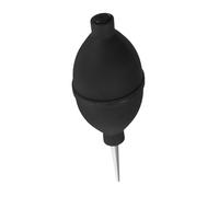 WEKADRIN Souffleur Auriculaire et Oculaire en Silicone Grand Modèle, Embout Long Noir, Poire à Presser Ergonomique pour Nettoyage des Oreilles Yeux, Accessoire Polyvalent Santé et Hygiène,