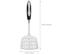 WEKADRIN Spatule Acier Inoxydable pour et Friture Ustensile de Cuisine Pratique avec Surface Lisse Rangement Adapté Maison Restaurant et Barbecue