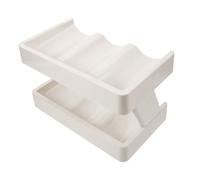 WEKADRIN Support à Deux pour Tasses et Bouteilles Organisateur de Rangement Empilable pour Cuisine et Comptoir Porte Tasses Empileur Pratique pour Organisation des Boissons et Mugs pour