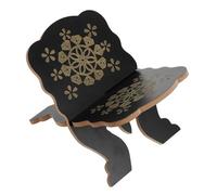 WEKADRIN Support de Livre en Bois Foncé pour Lecture - Porte-Livre Portable Multifonction, Étagère Stable pour Bible et Textes Religieux, pour Bureau, Prière et Voyage