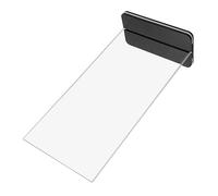 WEKADRIN Support Porte Enseignes Acrylique Transparent avec Base Stable Présentoir de Menu Bureau pour Restaurants et Bureaux