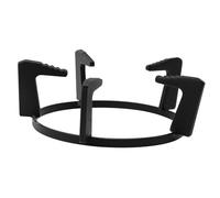 WEKADRIN Support Pour Casseroles En Fonte Antidérapante à Cinq Pointes, Adapté Aux Plaques De Cuisson Et Barbecues, Finition Noire Mate, Facile à Installer Et Sécuritaire