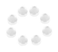 WEKADRIN Tampons à Ongles Transparents 8 Pcs 2,8 Cm Silicone Pour Nail Art Professionnels Et Particuliers Usage Salon Manucure Diy