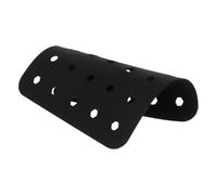 WEKADRIN Tapis de Cuisson Perforé Silicone Réutilisable pour Friteuse à Air Antidérapant et Drainant Accessoire Pratique pour Cuisson Compatible Multi-friteuses Carré Noir