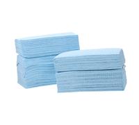 WEKADRIN Tapis de Manucure Jetable Imperméable 125 Pièces Taille Standard Protection Bureau Nail Art Usage Salon et Domicile Bleu