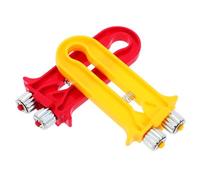 WEKADRIN Tendeur de Fil pour Cadre Ruche Apicole Outil Multifonction pour Tension et Sertissage Précis Poignée Ergonomique Confortable Jaune et Rouge pour Apiculteurs Novices et