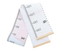 WEKADRIN Toise Murale Décorative en Bois et Tissu 20x200 Cm pour Garçon et Filles, Tableau de Croissance Suspendu Cartoon, Règle de Mesure Hauteur Chambre Bébé, Décoration Murale Garçon