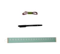 WEKADRIN Toise Murale Garçon Fille Style Scandinave Verte Toise Amovible Marqueur Chart Croissance Chambre Garçon Fille et Maternelle