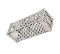 WEKADRIN Tube à Fumée en Acier Inoxydable 304 Carré 15 CM pour Barbecue et Fumoir Accessoire Pellets pour Fumage Froid et Chaud Outil Cuisine Extérieur pour Grillades et Barbecue