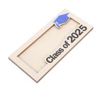 WEKADRIN Wooden Graduation Money Holder Carte Portefeuille Organisateur De Carte De Visite pour Femmes Men De Voyage Cartes De Crédit Photos Décoration De La Remise des Diplômes
