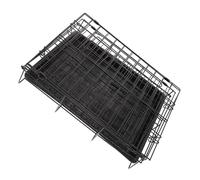 WEKAMOS 1 Ensemble Cage Pliable pour Animaux de Compagnie Chenil pour Chiens et Facile à Nettoyer et Pratique Noir