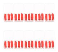 WEKAMOS 10 Boîtes Recharge Colle Argile Rouge pour Peinture Diamant Coffret Boîtes Pâte Modeler Adhésive Compatible avec Outils DIY Accessoires Bricolage Art Diamant