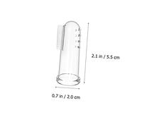 WEKAMOS 10 ensembles Brossettes à Doigt Silicone pour Garçon Fille Brosse Dents Souple pour Garçon Fille Nettoyage Doux et Massage des Gencives avec Boîte de Rangement Transparente