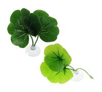 WEKAMOS 10 Pièces Betta Hammock de Repos avec Ventouse Lit pour Poisson Aquarium Décoratif Simulation Habitat Naturel pour Repos et Reproduction Betta