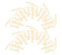 WEKAMOS 10 Pièces décoration de gâteau d'anniversaire décorations d'anniversaire de gâteau maman toppers cupcake Happy Birthday Mom Cake Sign Acrylique Doré