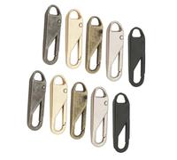 WEKAMOS 10 pièces Kit de Réparation Tirettes Amovibles Alliage pour Valise Sac Veste Remplacement Curseur Robuste et Lisse
