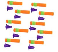 WEKAMOS 10 pièces Oil Pastel Extender Crayon Holder Set Plastic Drawing Tool Extension For Comfortable Grip And Reduced Hand Fatigue Compatible With Crayons And Oil Pastels
