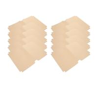 WEKAMOS 10 Pièces Papier Kraft Auto-adhésif pour Couverture Manuel Scolaire, Aspect Vintage, Usage Polyvalent et Surface Écrivable, pour Projets de Couverture en Salle de Classe