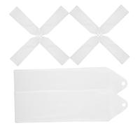 WEKAMOS 10 pièces Protege Transparent Pochette de Protection PVC pour Marque Pages Supports Daffichage Vides Résistants et Perforés Protection Claire pour Photos