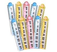 WEKAMOS 10 pièces Règles Pliables pour Garçon Fille de Règles Réutilisables Légères et Pratiques pour Étudiants Fourniture Scolaire Compacte et Facile à Transporter Couleur Aléatoire