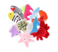 WEKAMOS 10 pièces Set de Marionnettes à Doigts Peluche Animaux Marins Jouets Parent Garçon Fille Interactifs et Confortables pour Histoires et Jeux Déveil